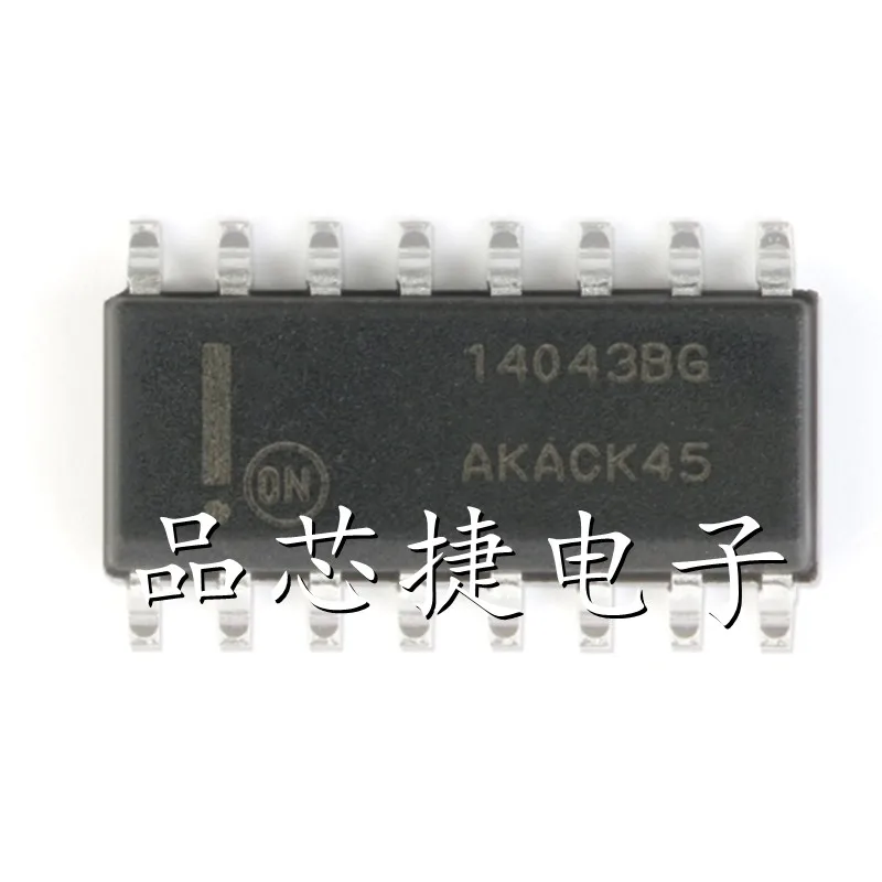 

10pcs/Lot MC14043BDR2G MC14043BDG Marking 14043BG SOIC-16 CMOS MSI Quad R−S Latches