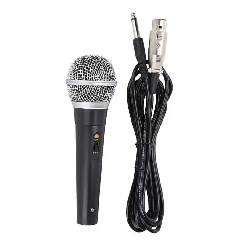 Динамический микрофон с кабелем XLR на 1/4 дюйма аудио подключение ручной подходит