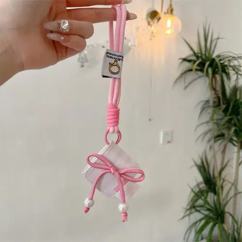 Luxury 3D Bow Leather Earphone Case For Apple Airpods 4 3 Pro 2 Cover with Cute Pink Bow Headphone Charging Cases For Airpod 3 2 - Image 3