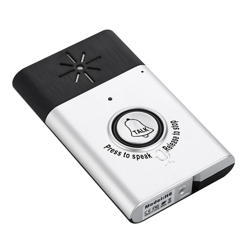 Wireless Intercom Doorbell Home Voice Intercom Doorbell Support Two-Way Professional Penetration