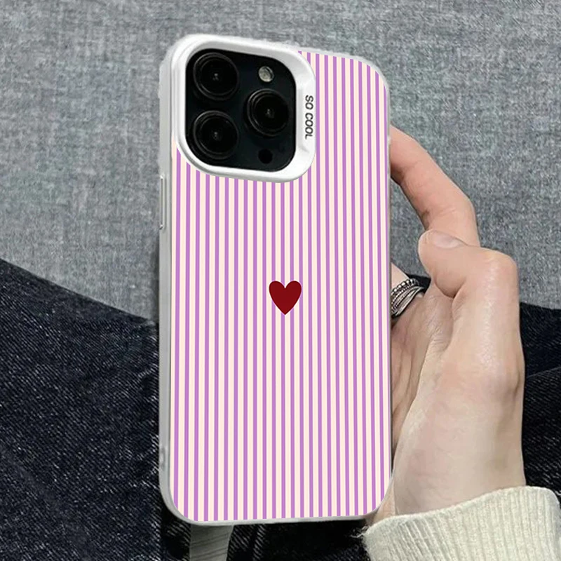 Chic Love Heart Design Phone Case - Cute and Stylish Protection Cover