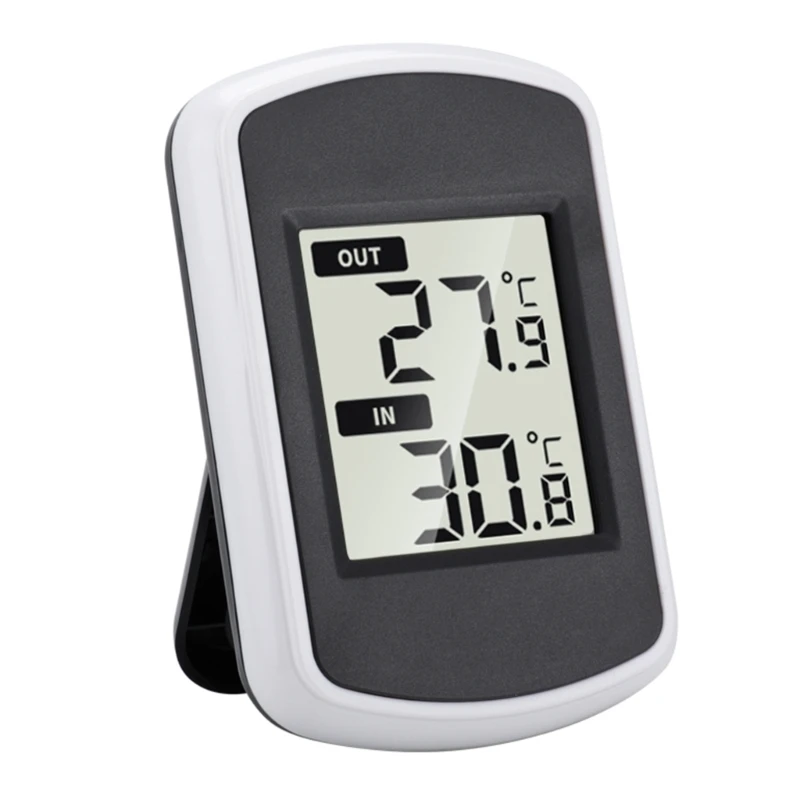 

Wall Mount Wireless Indoor Outdoor Thermometer Gauge Hanging Storage Gadget