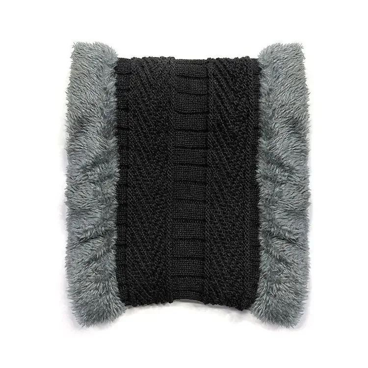 

New Winter Beanie Hat for Men Knitted Hat Winter Cap Beanie Women Thick Wool Neck Scarf Cap Balaclava Mask Bonnet Hats Set