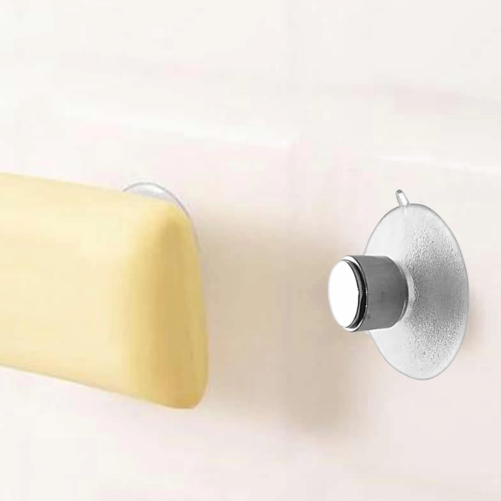 Magnetischer Seifenaufhänger mit Saugnapf, Wandmontage, Seifenregal mit starkem Magnet, abnehmbare hängende Seifenhalter für Badezimmer, Dusche – Detail 9