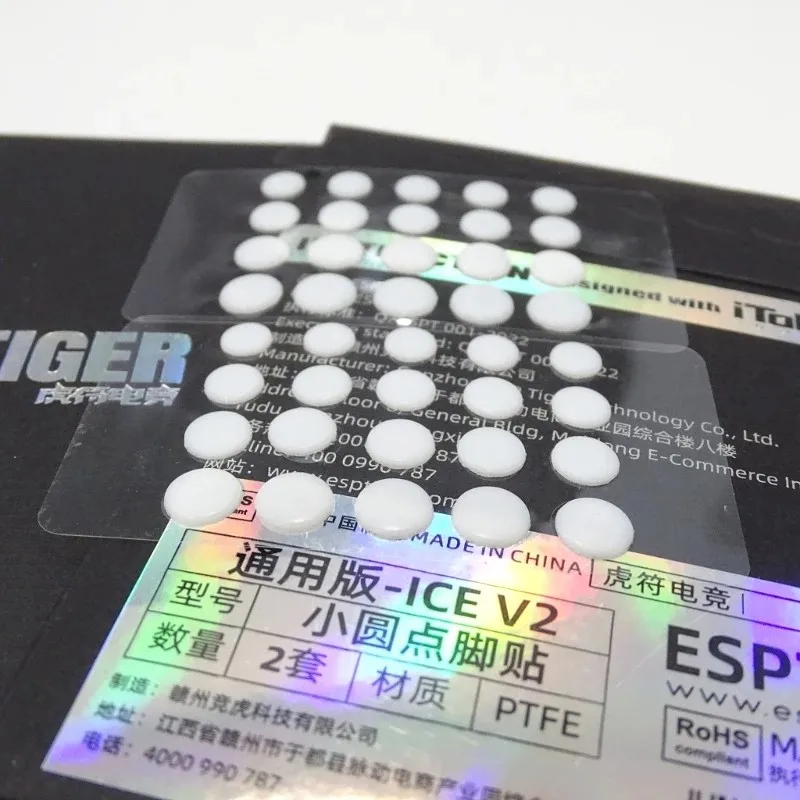 Esports Tiger Universal DIY 도트 마우스 피트 마우스 스케이트 Logitech,Razer 게임용 마우스