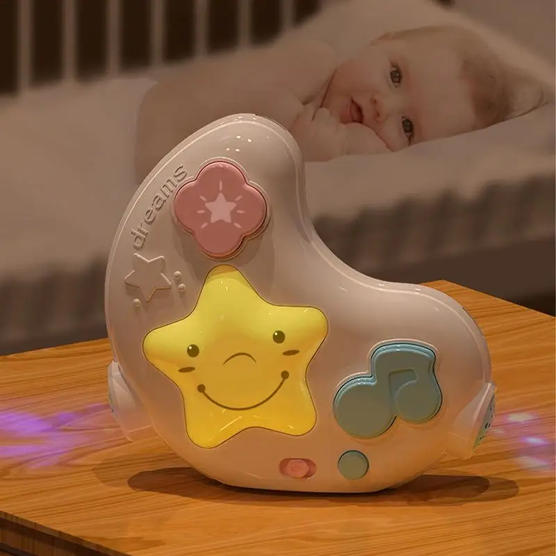 

Crib Mobile Remote Control Kid Bed Soother Toy With Light Mood Projector Function Nursery Toy With 108 Melodies For Newborn