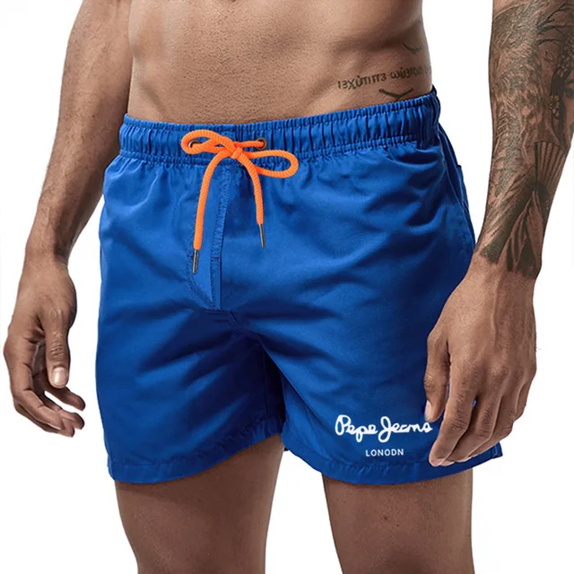 Men's Print Swim Shorts Summer Beach Surfing Sportswear Jogging Shorts Quick Dry Fitness Casual Summer Shorts 2