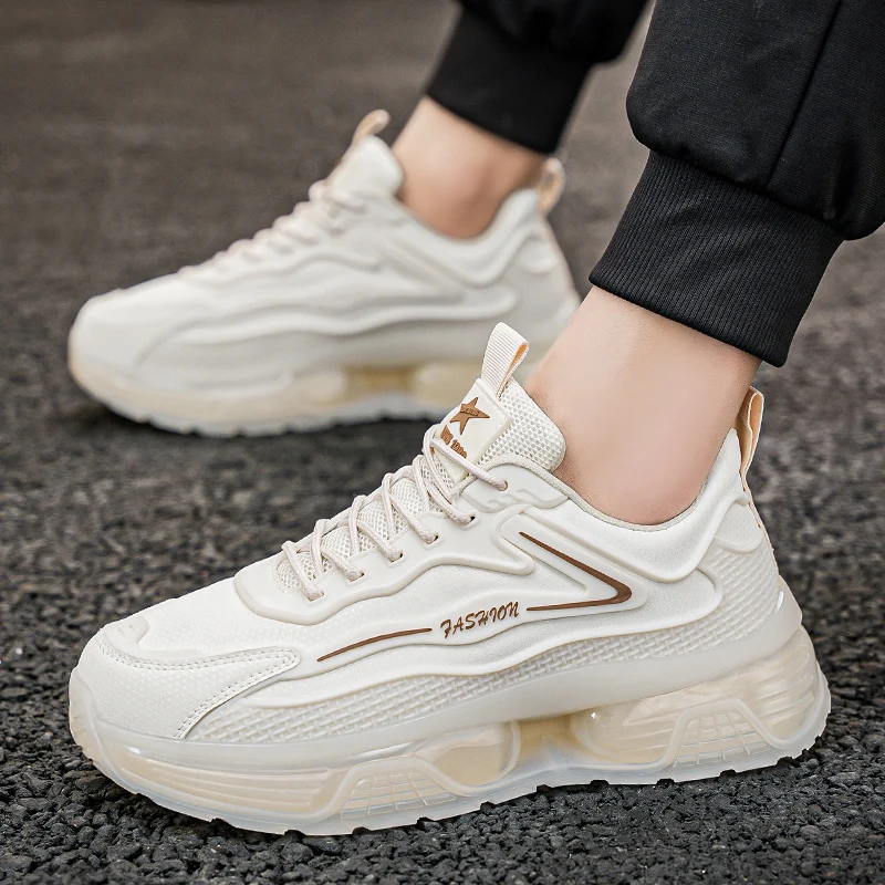 New Height-Increasing Men's Walking Shoes, Youth Fashion Popular Sports Shoes, Versatile Trendy Shoes, Ultra-Light Men's Shoes, Suitable for Outdoor Activities, Men's Travel Shoes