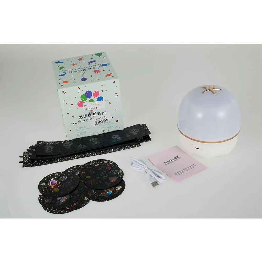 

Baby Night Light Projector, Star Projector LED Projector Light Rechargeable Bedside Lamp 360° Rotation Mood Light for Bedroom