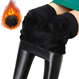 Pantalones lápiz de látex para mujer, mallas ajustadas plateadas de cintura  baja, sin cremallera - AliExpress