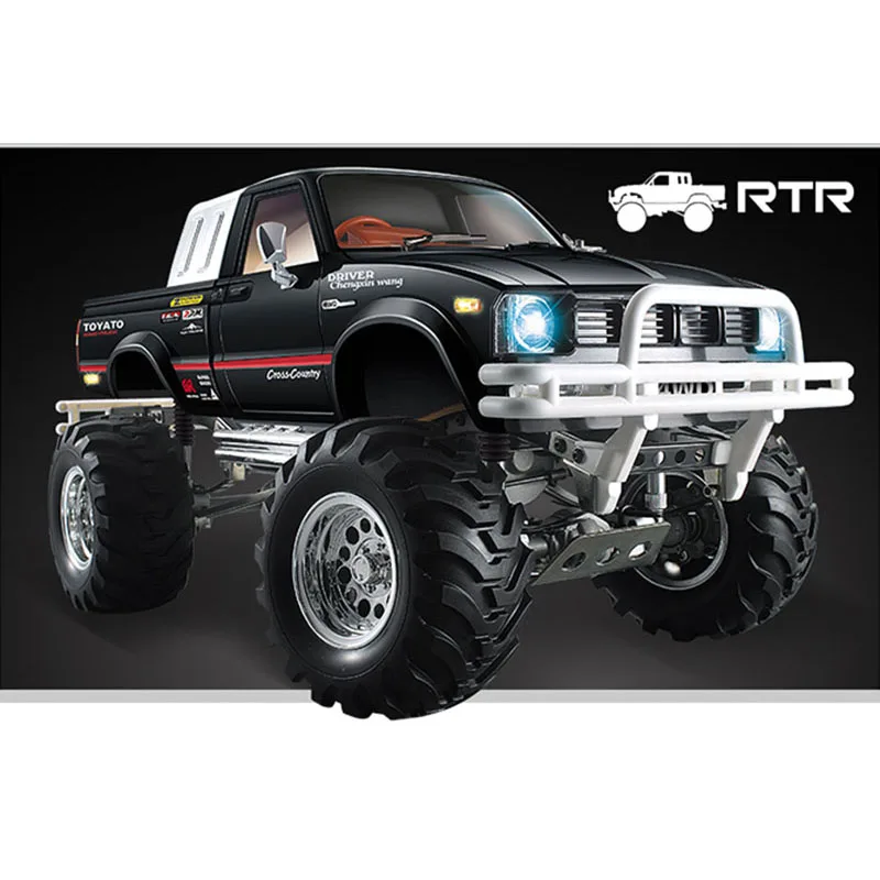 KIT HG P407 1/10 RC Crawler Pickup 4*4 RC Car Remote Control Crawler Chassis Axles Shaft Hub Outdoors Toys For Boys Gift TH05147 4