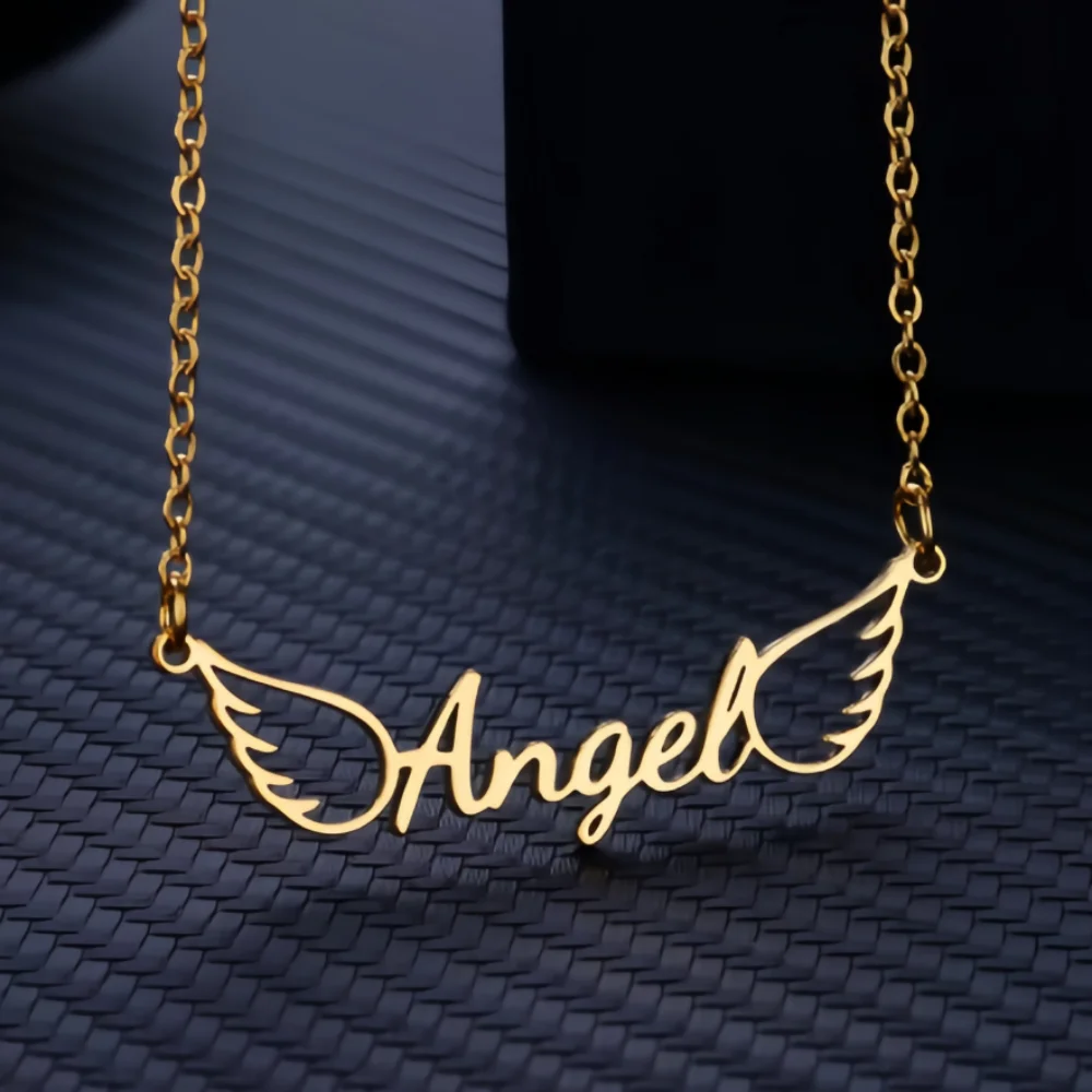 Personalized Customization of Name Pendant Necklace with Different Fonts and Styles for Perfect Party and Holiday Gifts Family
