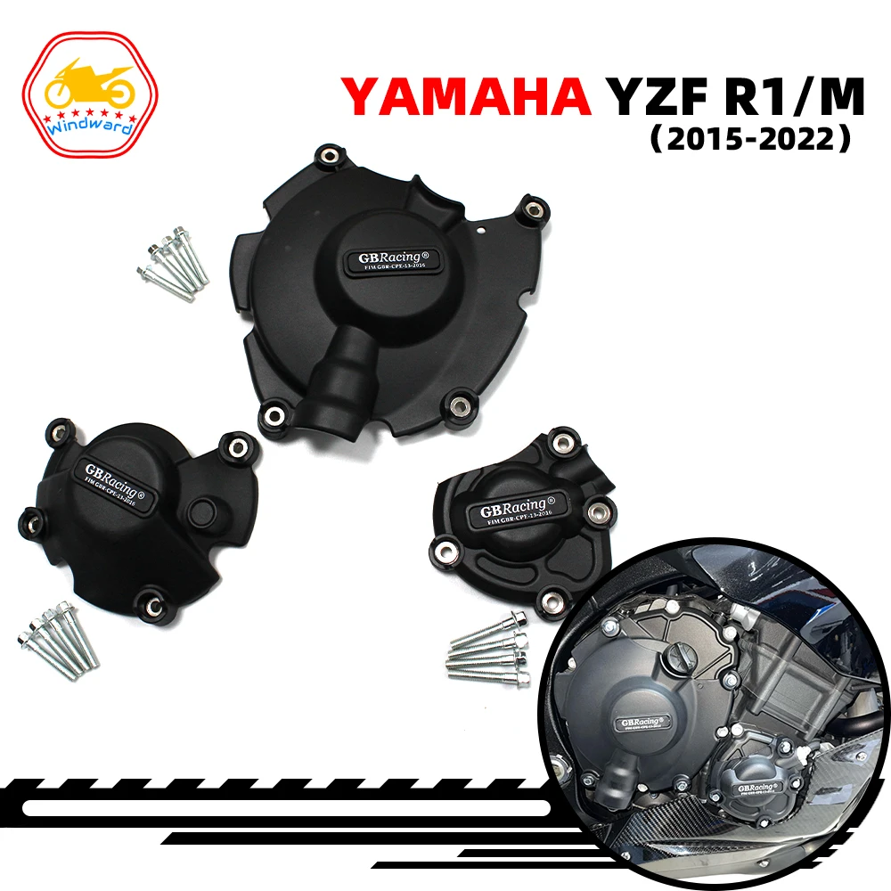 Set Di Coperture Del Motore Accessori Per La Protezione Del Motore Del Motociclo Protezione Della Protezione Per Gb Bracing Per Yamaha Yzf R1 R1M 2015