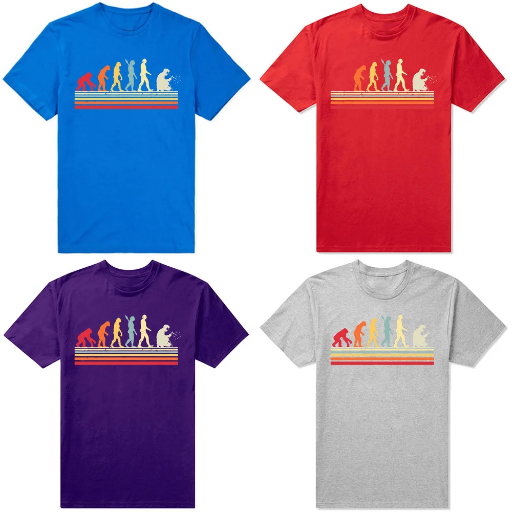 T-shirt uomo saldatore evoluzione artigiano professionale top_voghion.com