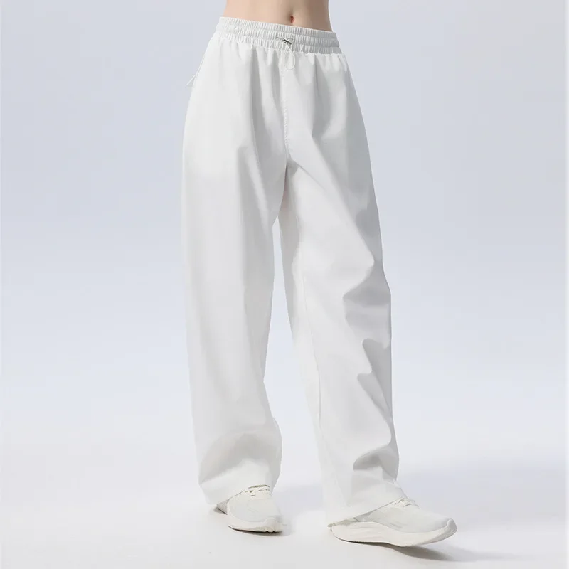 Loose Women's Sporty Yoga Pants Thickened Training Fitness Running Sweatpants Casual Gym Wear Loose Style Boarding Pants