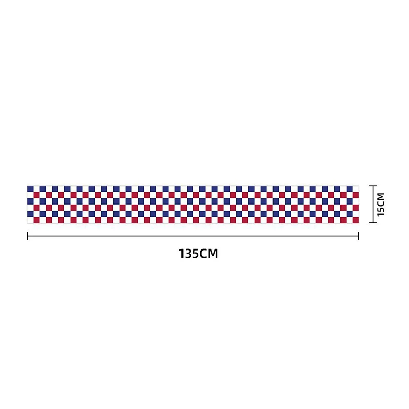 15X135cm holiday party sports patriotic polyester scarves