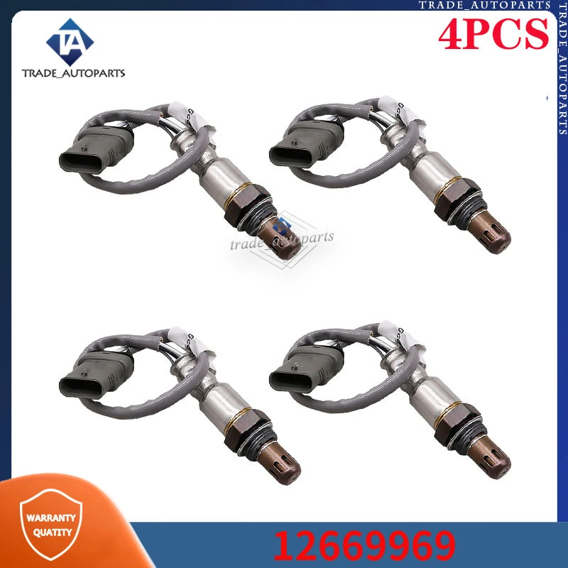 

12669969 для 2018-2019 Chevrolet Volt Buick Lacrosse Sportback ниже по потоку кислорода O2 Датчик 4 шт.