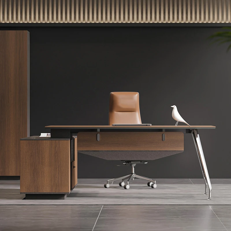 Boss-Modern-Office-Desk-Set-Storage-Studio-Elegant-Fashion-Professional ...