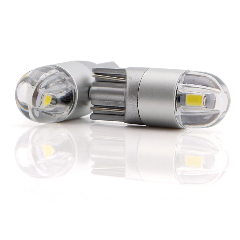 

2x W5W LED T10 3030 Car lamps 168 194 Turn Signal License Plate Light Trunk Lamp Clearance Lights Reading lamp 12V White