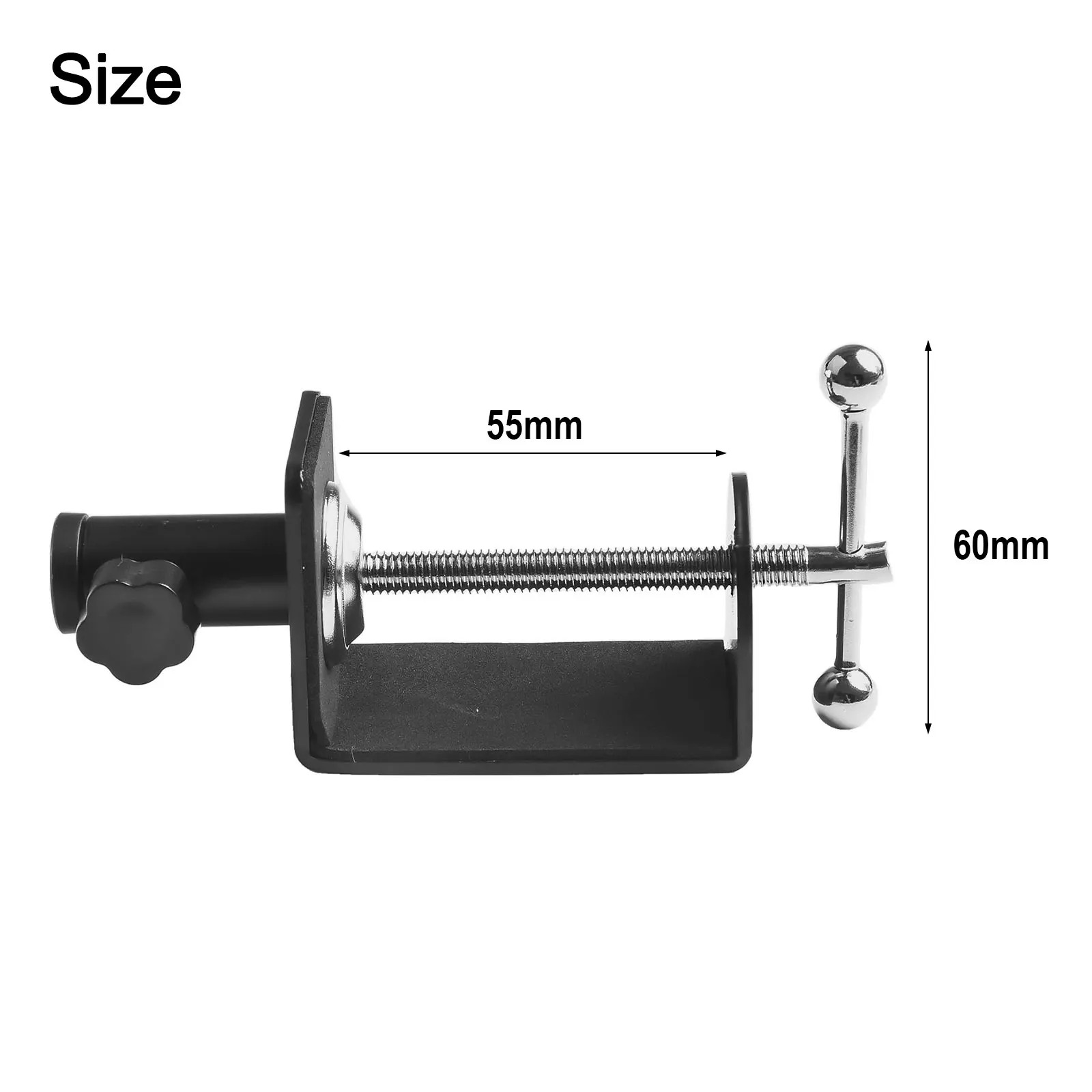 Description Picture 3 of itemDIY Fixed Metal Clip Bracket Brackets Alloy Base Aluminum Alloy Aluminum Bracket Metal Handle Fittings Screw Camera Practical