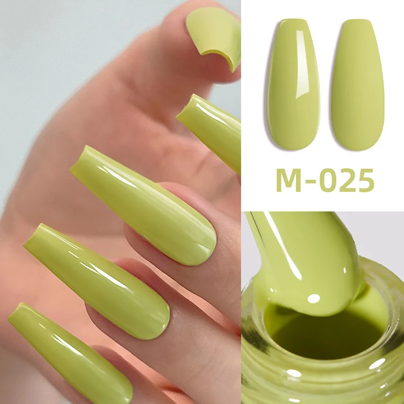 Vibrant Gel Nail Polish Set with High-Gloss Finish - 6-Piece Collection