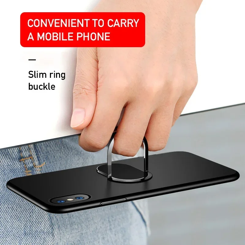Universal Ultra Thin Finger Ring Holder for Iphone Huawei Holder Flexible Phone Stand No Magnetic Car Phone Smartphone phone ring holder