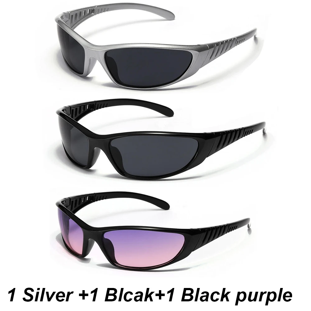 Futuristic Silver Hollow Sunglasses - Trendy Unisex Fashion Accessory