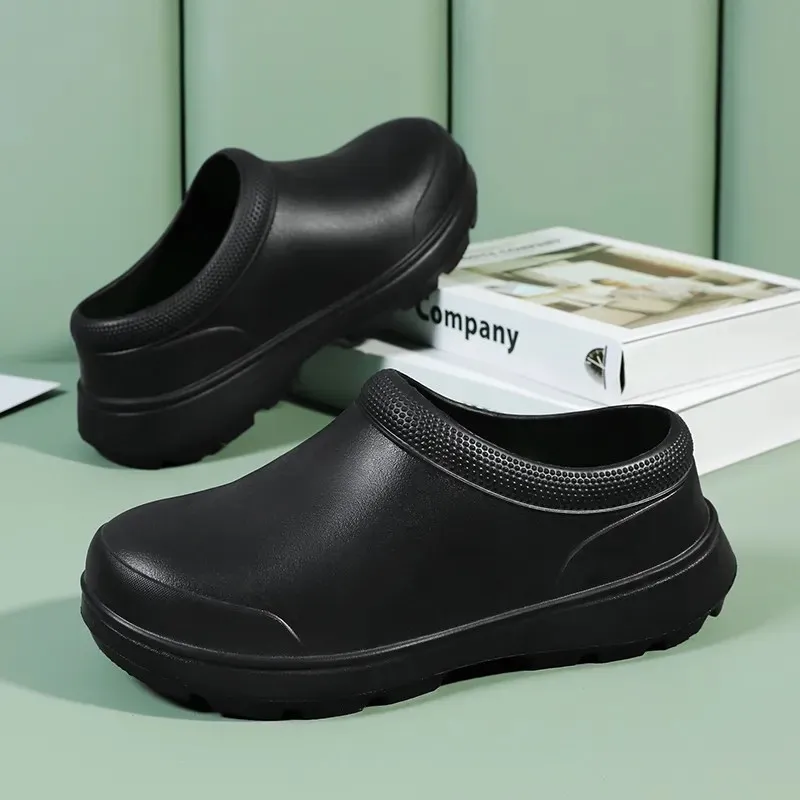 Chef Shoes Men Women EVA Non-slip Waterproof Oil-proof Comfortable Workers Outdoor Safety