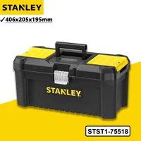 STANLEY Toolbox "Essential 16" 406*205*195mm Medium Size with Metal Latches Tool Storage Case STST1-75518 1