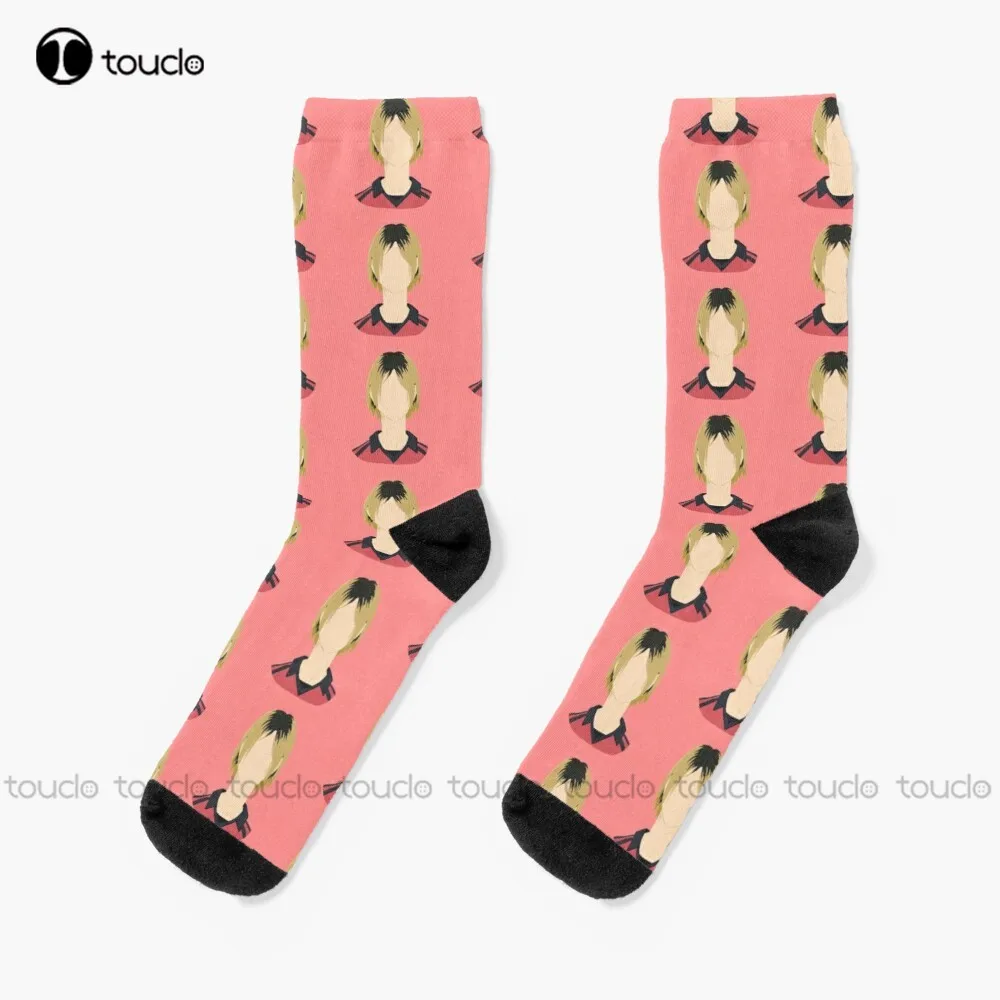 

Kenma Kozume Minimal Socks Haikyuu Volleyball Purple Socks 360° Digital Print Design Happy Cute Socks New Popular Funny Gift