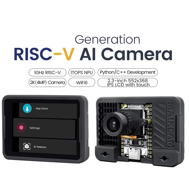 【재고】Sipeed MaixCAM RISC-V 개발 보드 C906 NPU RISCV AI 비주얼 카메라 오디오 시리얼 포트 WIFI6 1TOPS NPU