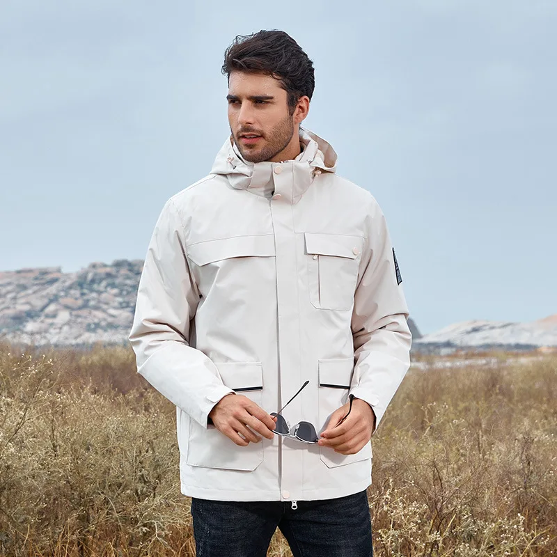 Fleece Jacket Women Inner Bladder Windproof Warmthtm Hiking Cargo Coat Couple Nylon Outdoor Waterproof Mountaineerin