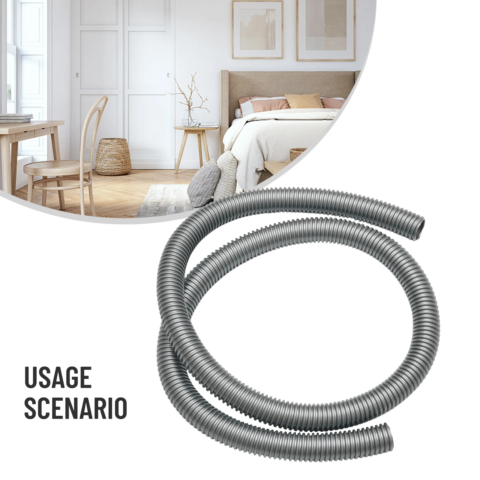 

1Pc Flexible Hose Soft Tube Inner 32mm Outer 39mm Vacuum Cleaner Universal Household Cleaning Tools Replacement Spare Parts