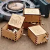 Wooden Music Box Beauty and Beast Hand Cranked Home Decoration Carved Musical Box Valentine's Day Birthday Gif 3