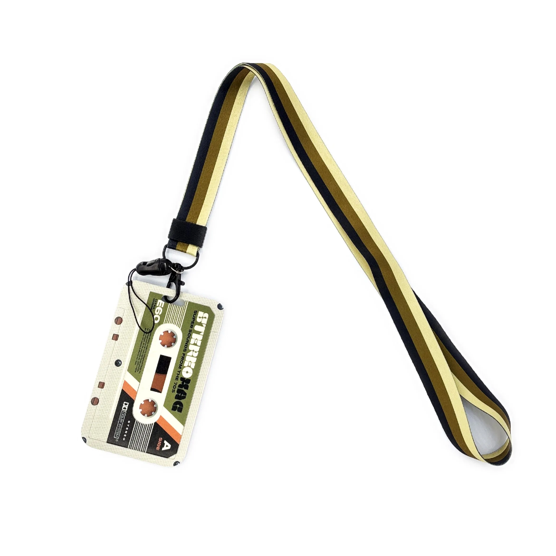 Versatile Card Holder Lanyard with Protective ID Badge and Credit Card Case