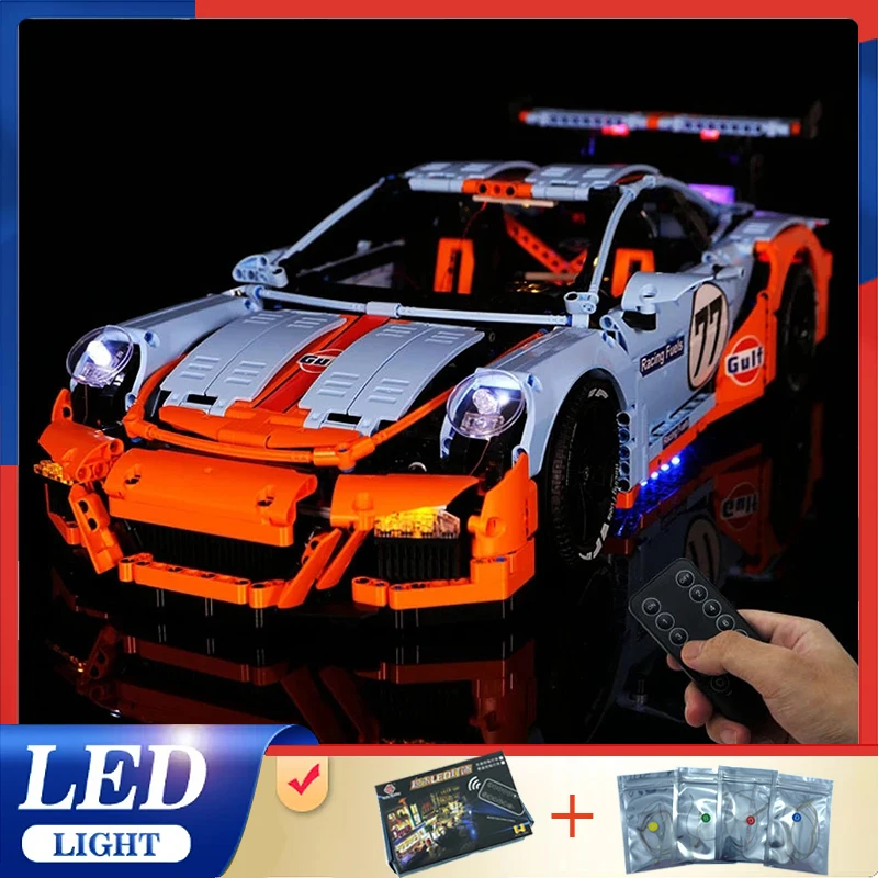 

RC LED Light Kit For 3333D Compatibel LEGO 42056 Model Building Blocks Bricks Toy（Only LED Light，Without Car Blocks Model））