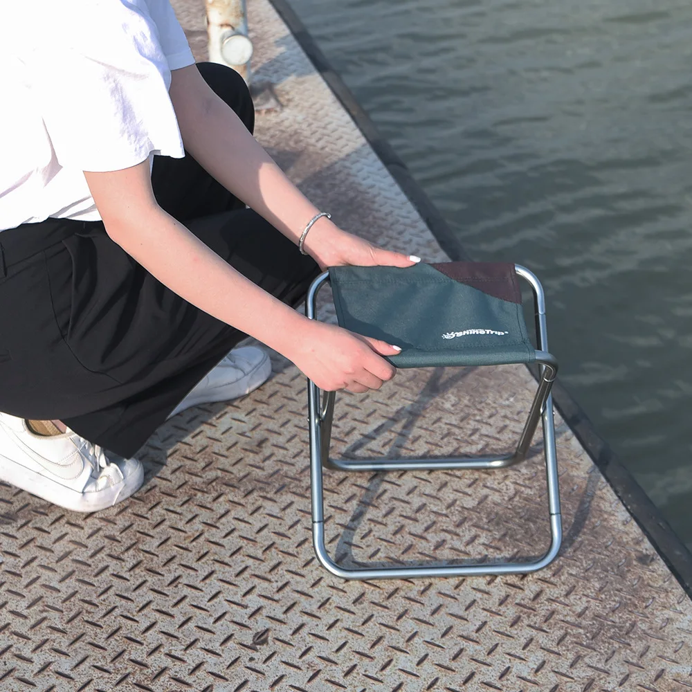 Folding Stool Outdoor Courtyard Home Portable Chair Aviation Aluminum