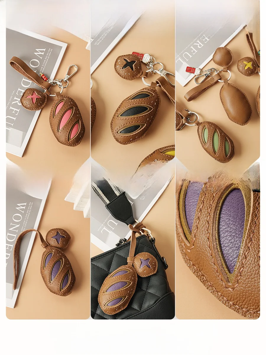 수제 선물 키 체인 진피 DIY 재료 박스 수제 선물 휴일 수제 카메라 진피 키 체인 키 체인 진피 키 체인 DIY 재료 박스