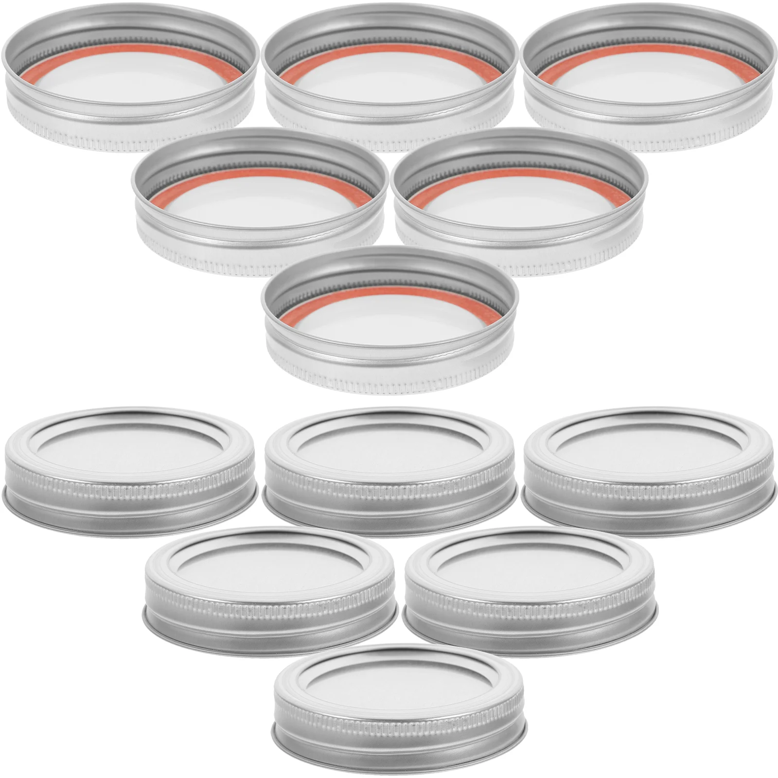 

20 Sets Storage Lids For Canning Jar Canning Leak-proof Covers Metal Sealing Leakproof for Pvc Tinplate