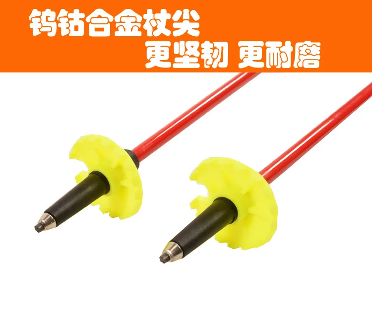 Skiing Small Rotary Ski Poles Full Carbon Fiber Rod skiing poles