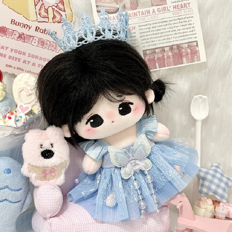 Charming Cotton Baby Doll Dress for Special Occasions - Labubu Style