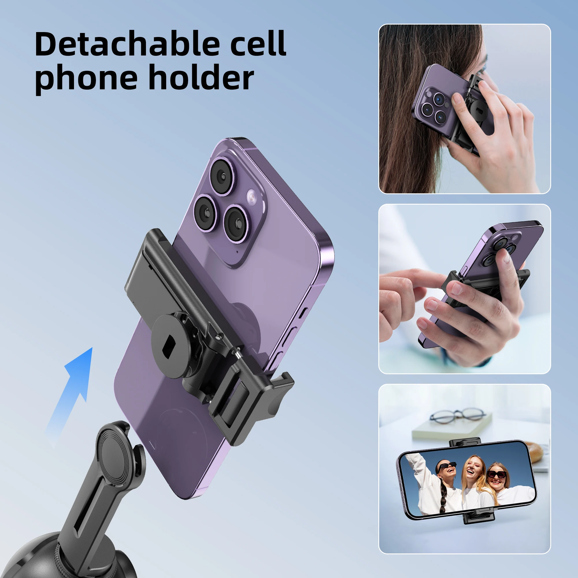 Selfieshow P03 camera gimbal stabilizer 360 rotation follow focus auto face tracking for live/photo