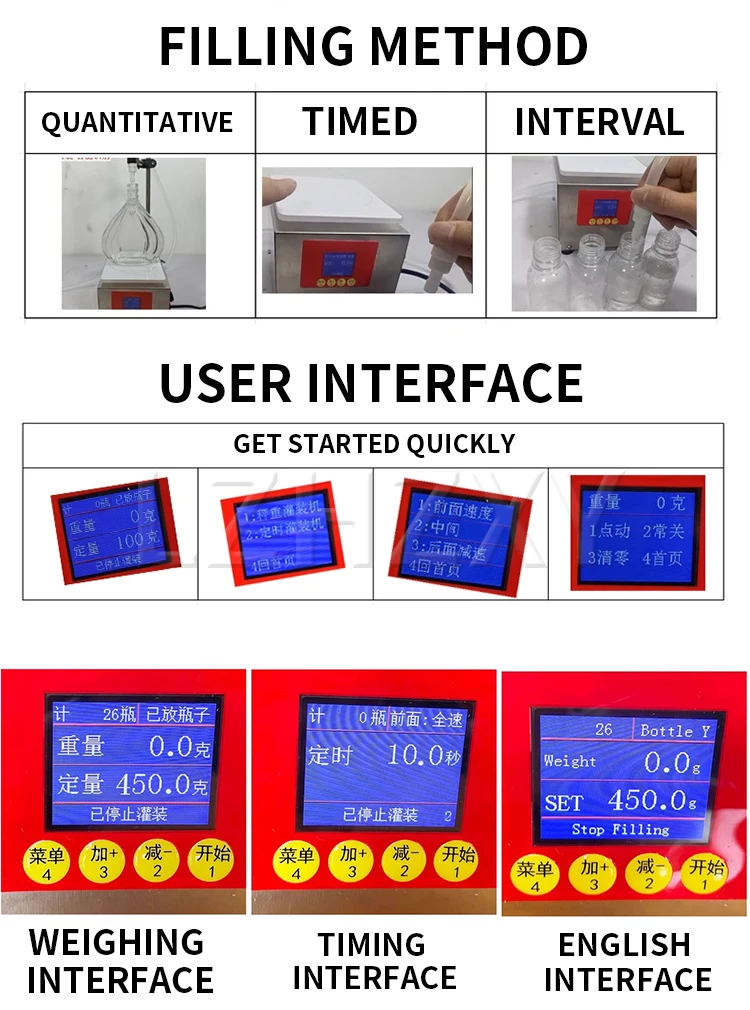 5KG Smart Honey Filling Machine 2025 New Commercial Gear Pump Driving Input Hone
