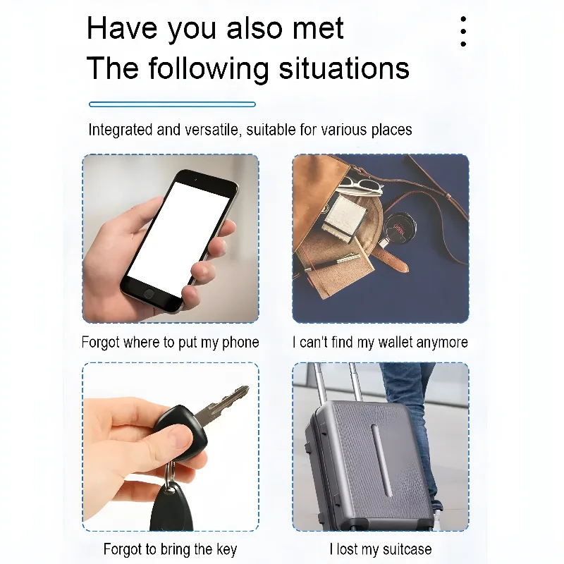 Smart Finder Tracker Key Finder Phone Airtag APP Search Alarm Real-time Location Children Positioning Pet Locator Tracker smart tracker