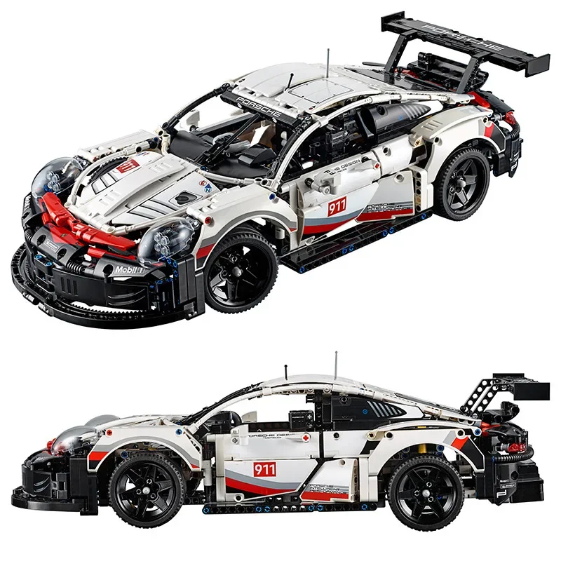 

1580 Pcs Building Block City Car Model 1:10 RSR Super Car Technical Motor Power Drive 2.4G Radio RC Car For Children Gift
