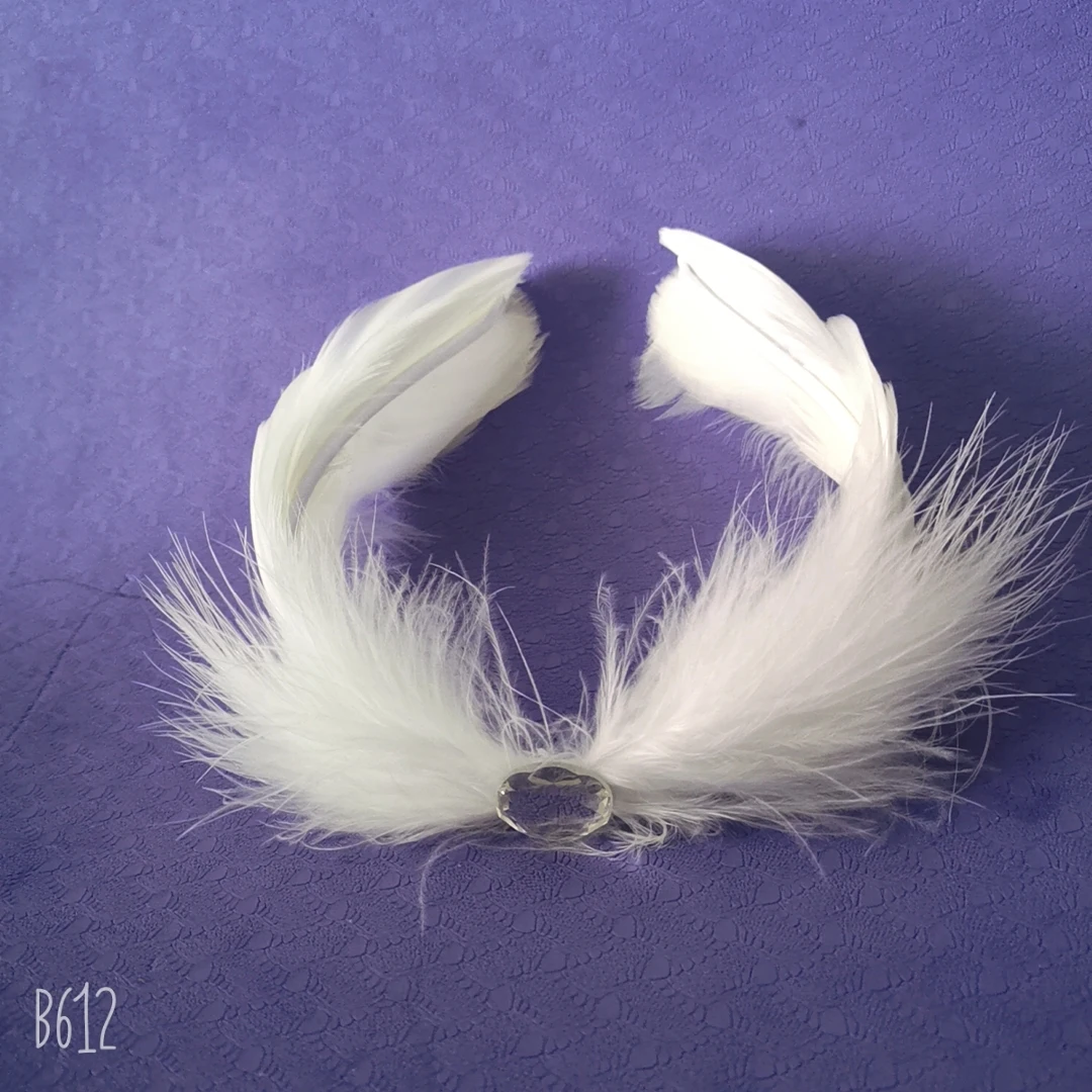 2025 Schwanensee Ballett Feder Kopfschmuck mit Strass Ballett Frauen Kind Haarschmuck Stirnband Top für Hochzeit Weihnachten – Detail 7