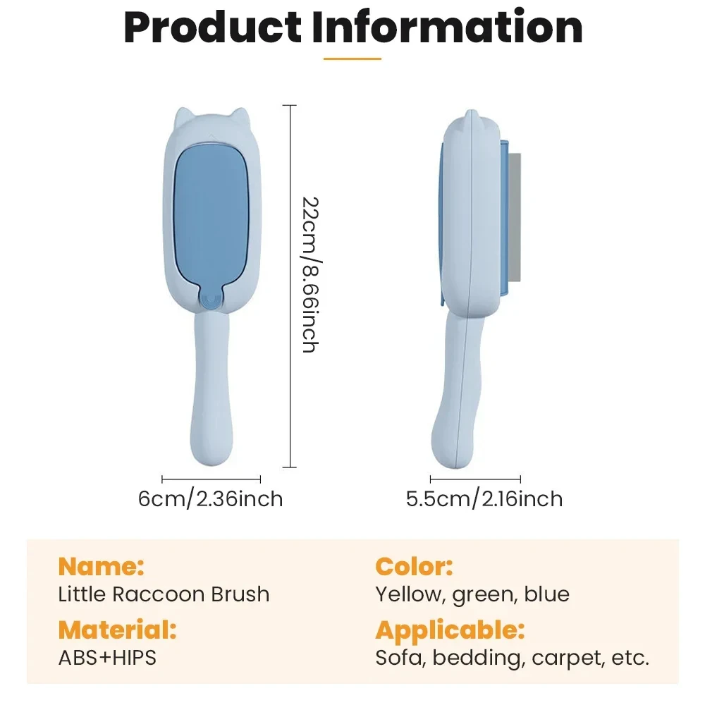 Portable Pet Hair Remover Brush Multi-purpose Lint Roller sweaters Sofa Clothes for For Dogs Cats Scrapers cleaning Tools lint remover pet hair remover lint roller clothes lint remover pet hair remover brush lint remover brush