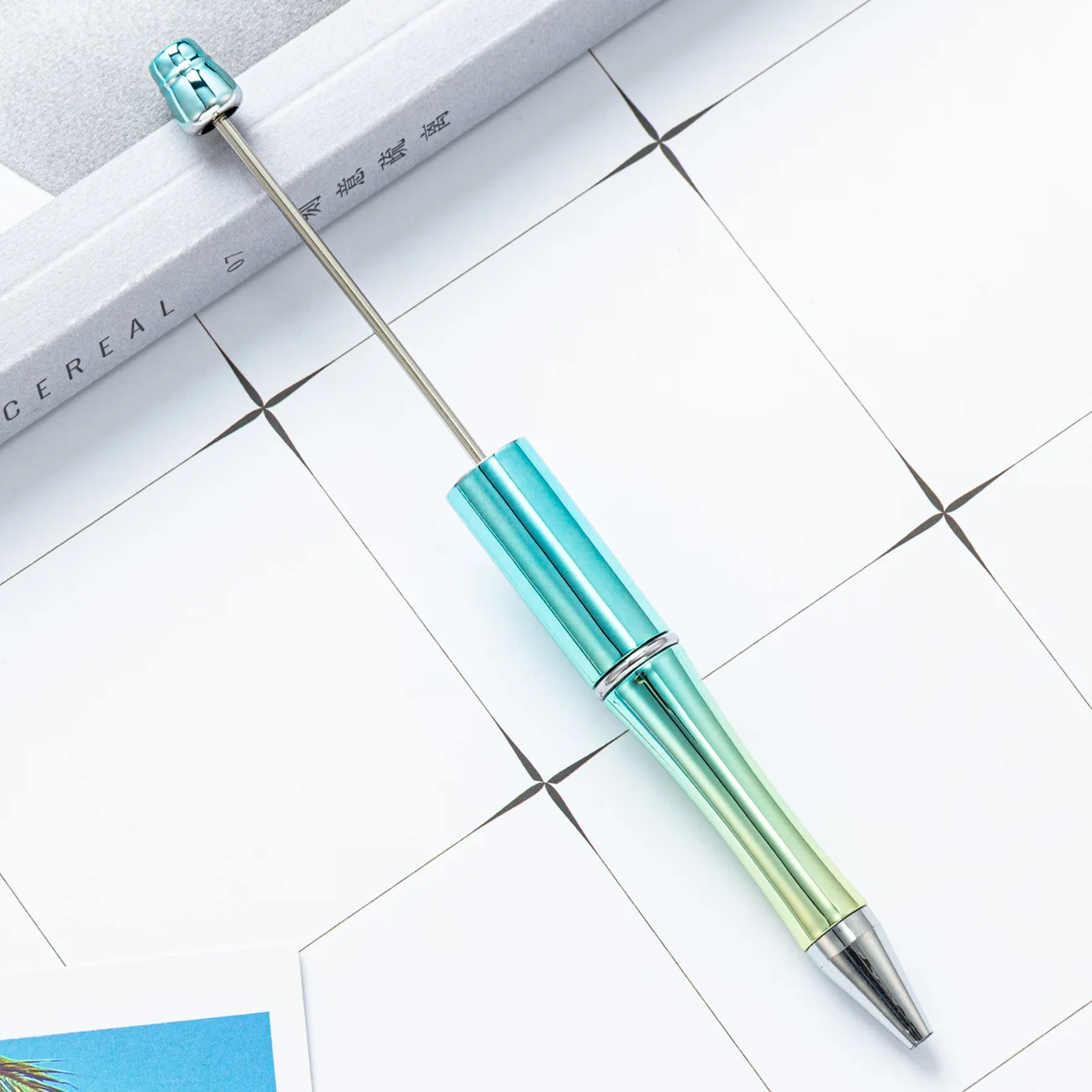 Ballpoint Pen Multifunction Ballpoint Pen Multifunctional Pen Ball Point Pen 6pcs Beaded Pen Bead Printable DIY Ballpoint Pens Beadable Pens Creative for DIY Making Writing Journaling Exam Draw Supsupplies