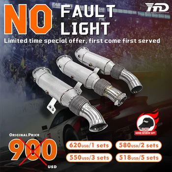 Limited Time Offer HMD Rhodium Catalyzed Odorless Downpipe Trouble-Free Light for BMW 320i 325i 330i G20 G28 F30 2.0T B48 B46 1