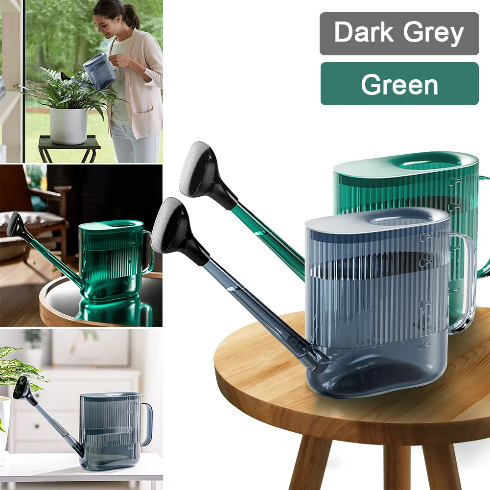 Description Picture 5 of item1800ML Watering Can with Sprinkler Head Plastic Watering Can with Long Spout Modern Water Can for Indoor Outdoor Plants Flower